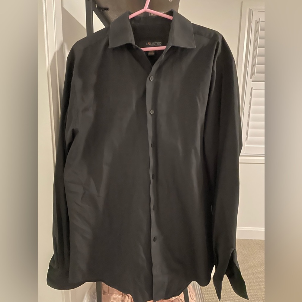 Unlisted black dress shirt